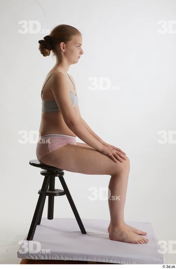 Woman White Average Female Studio Poses