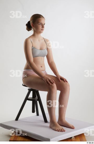 Woman White Average Female Studio Poses