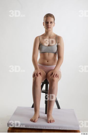 Woman White Average Female Studio Poses