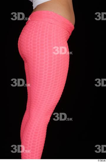 Leticia casual dressed pink leggings thigh  jpg