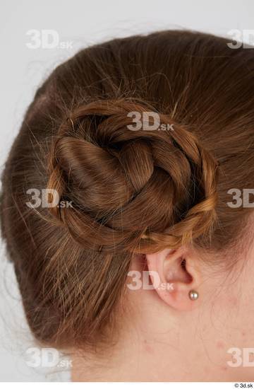 Head Hair Woman White Average Studio photo references