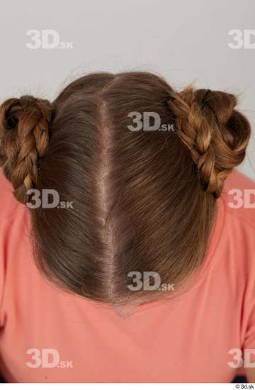 Head Hair Woman White Average Studio photo references