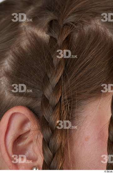 Head Hair Woman White Average Studio photo references