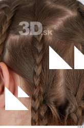 Groom references Lucidia  003 braided hair brown long hair…