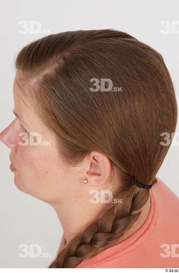 Head Hair Woman White Average Studio photo references