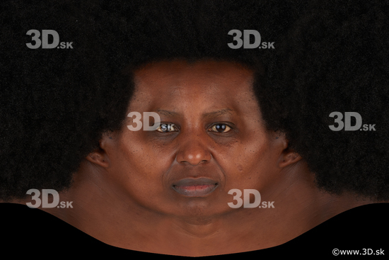 Head Woman Black Head textures