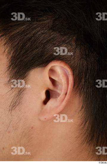 Ear Man Asian Casual Slim Street photo references