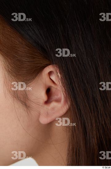 Ear Woman Asian Casual Slim Street photo references