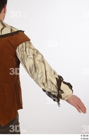 Arm Man White Historical Costume photo references