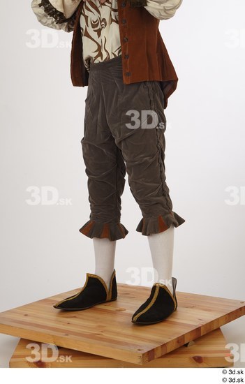 Leg Man White Historical Trousers Costume photo references