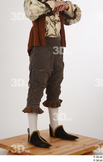 Leg Man White Historical Trousers Costume photo references