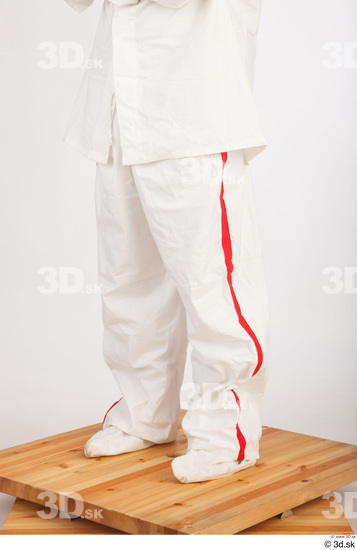 Man White Uniform Studio photo references