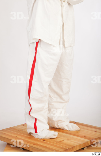 Man White Uniform Studio photo references