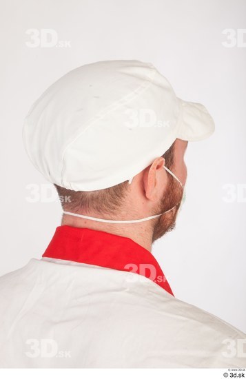 Man White Uniform Studio photo references