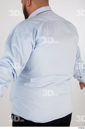 Man White Overweight Male Studio Poses