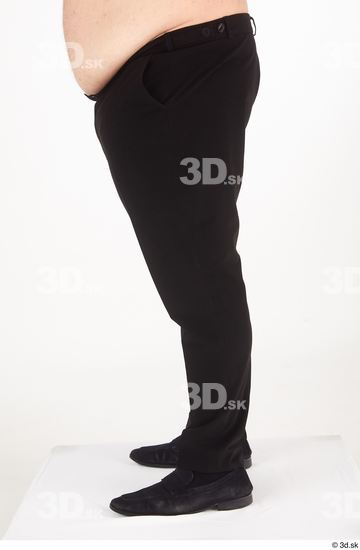 Man White Overweight Male Studio Poses