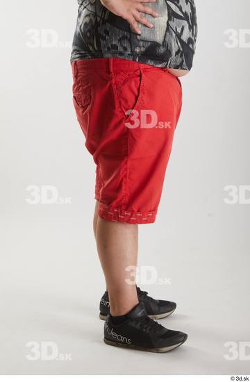 Man White Overweight Male Studio Poses