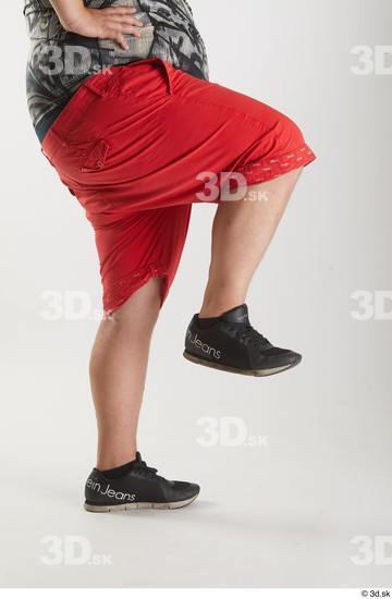 Man White Overweight Male Studio Poses