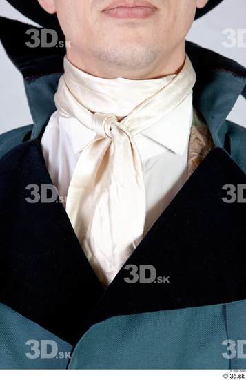 Neck Upper Body Man White Formal Scarf Costume photo references