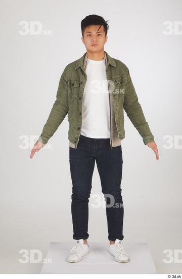 Man Asian Slim Male Studio Poses