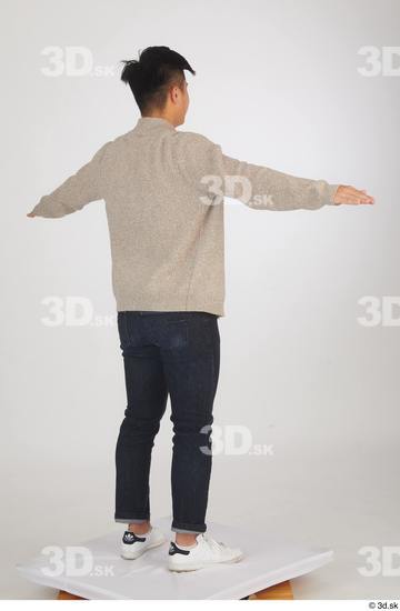 Man Asian Slim Male Studio Poses