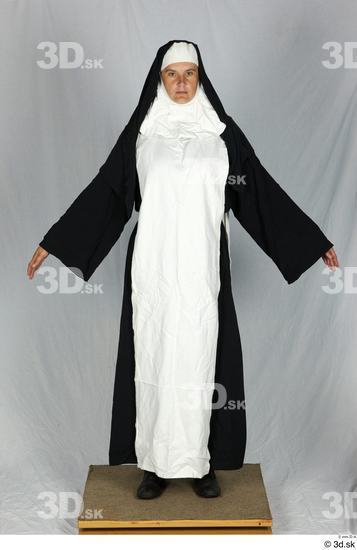 Whole Body Woman White Formal Costume photo references