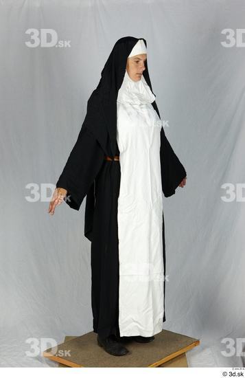 Whole Body Woman White Formal Costume photo references