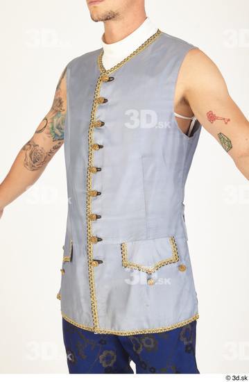 Man White Tattoo Vest Costume photo references