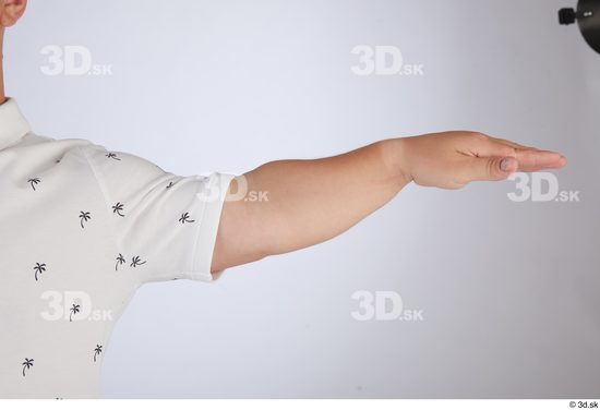 Arm Man White Casual Slim Street photo references