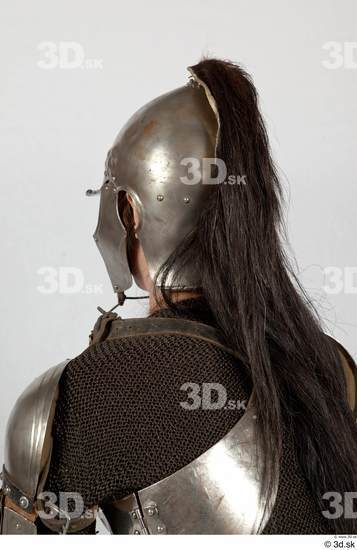 Head Hair Woman White Army Historical Helmet Studio photo references