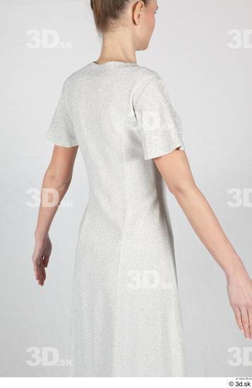 Upper Body Woman White Dress Costume photo references