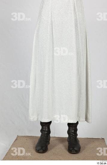 Woman White Shoes Dress Skirt Costume photo references