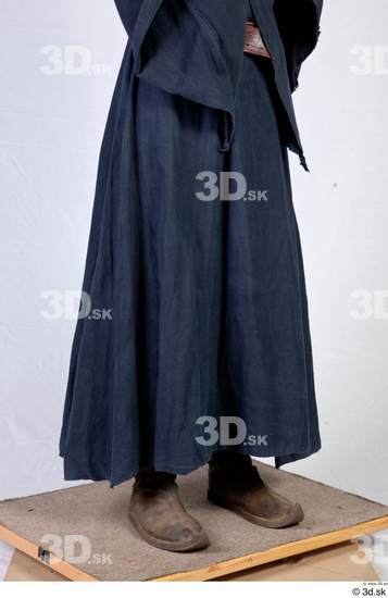 Man White Historical Shoes Skirt Costume photo references