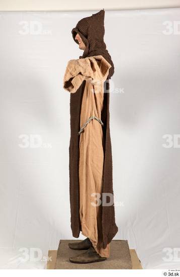 Whole Body Man T poses White Historical Costume photo references