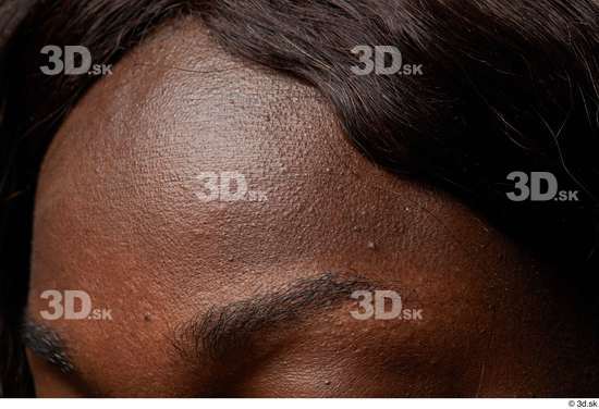 Face Woman Black Wrinkles Face Skin Textures