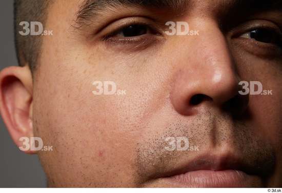 Face Man Wrinkles Face Skin Textures Hispanic