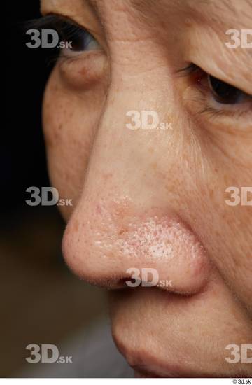 Face Woman Asian Wrinkles Face Skin Textures