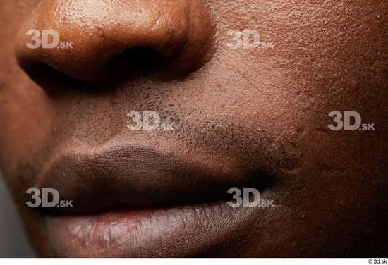 Face Man Black Face Skin Textures