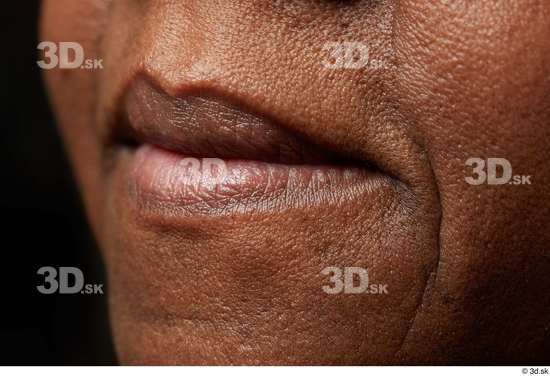 Face Woman Black Face Skin Textures