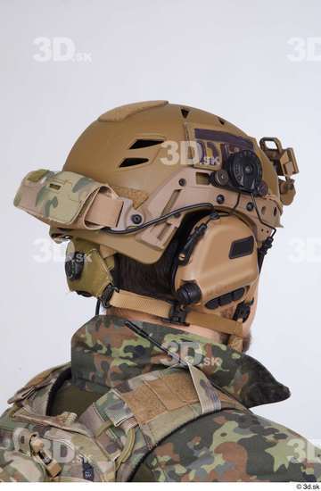 Head Man Army Helmet Athletic Street photo references