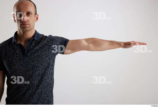 Man White Slim Male Studio Poses