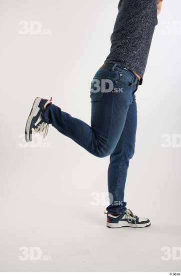 Man White Slim Male Studio Poses