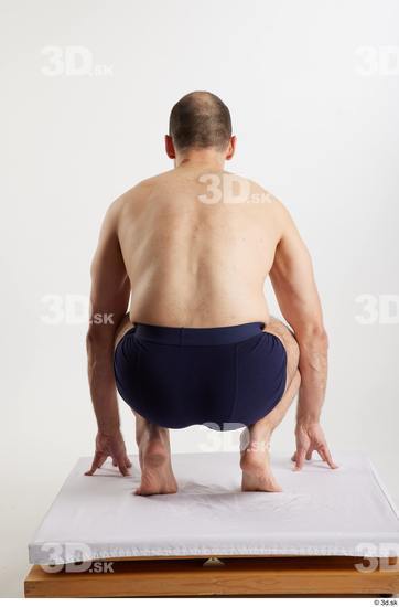 Man White Slim Male Studio Poses