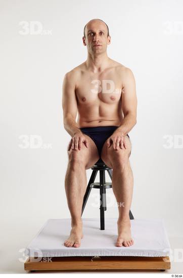 Man White Slim Male Studio Poses