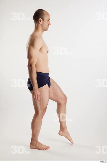 Man White Slim Male Studio Poses