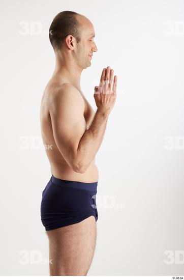 Man White Slim Male Studio Poses