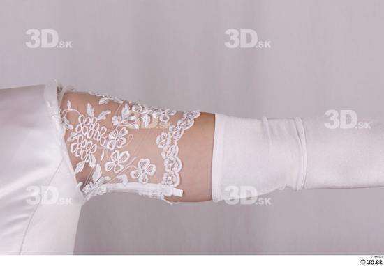 Arm Woman White Costume photo references