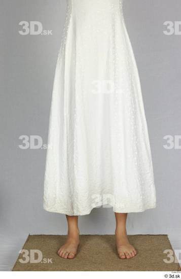 Woman White Shoes Skirt Costume photo references