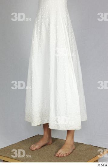 Woman White Shoes Skirt Costume photo references