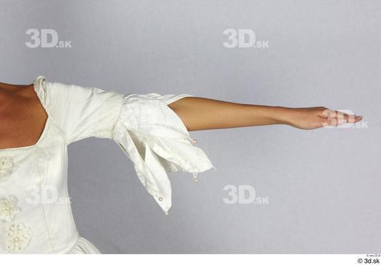 Upper Body Woman White Dress Costume photo references